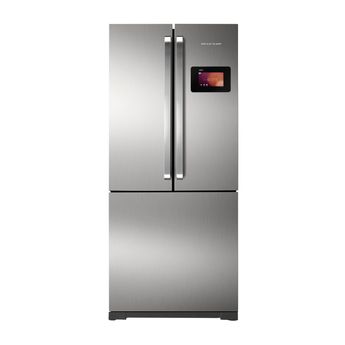 Geladeira Frost Free Inox 540 Litros Brastemp Inverse com Central Inteligente - Geladeira Frost Free Inox BRN80AK