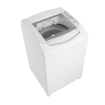 Máquina de lavar 10kg - Lavadora de roupas 10kg Clean Branca Brastemp BWC10BB - Imagem em perspectiva