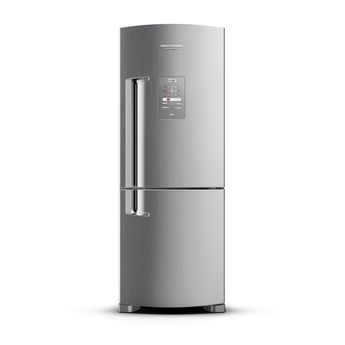 Geladeira Frost Free Inox 422 Litros Brastemp Inverse Viva - Geladeira Frost Free Inox BRE51NK