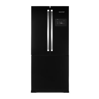 Geladeira preta side by side inverse 540 litros - BRO80AE - Foto Frontal
