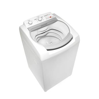 Máquina de lavar 9kg - Lavadora de roupas 9kg Branca Brastemp BWJ09AB - Imagem em Perspectiva