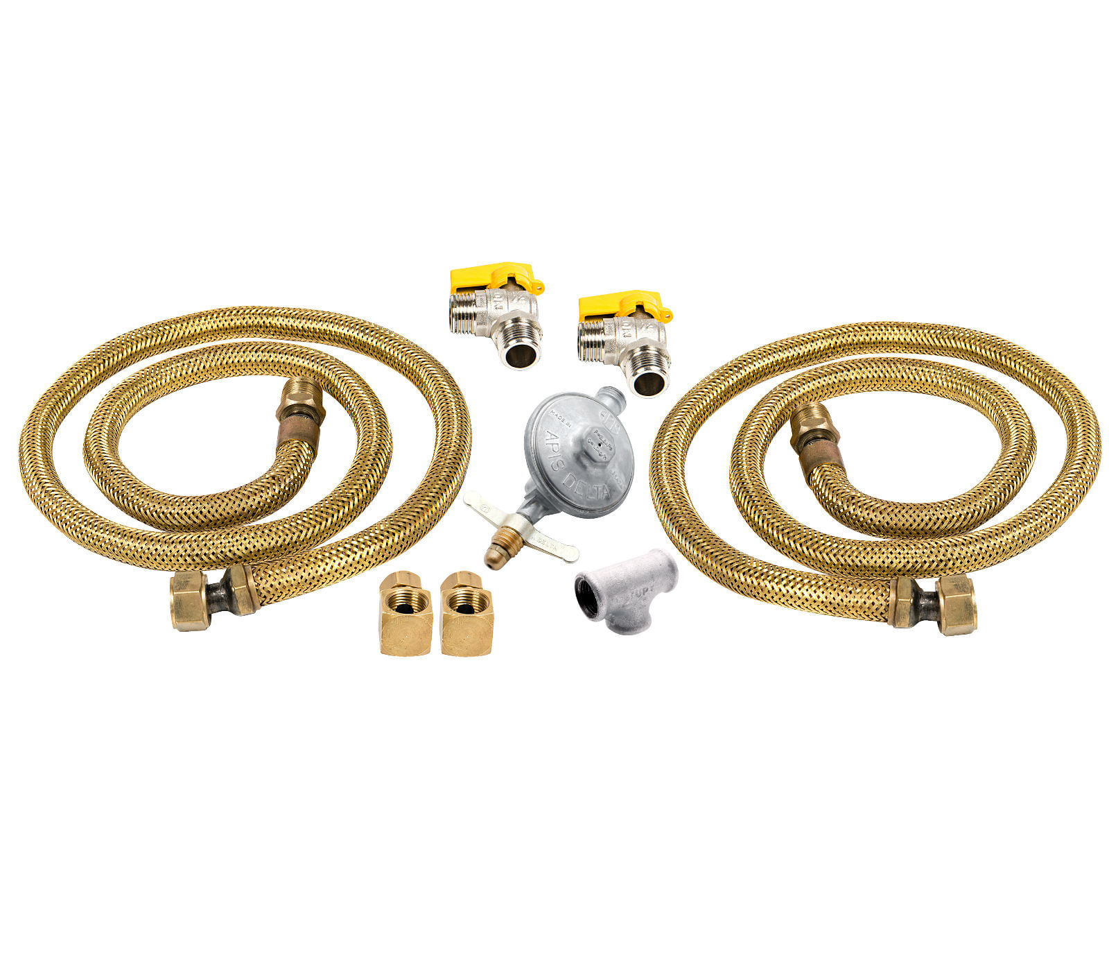 Kit Gás de Botijão para Instalação Dupla de Cooktop e Forno - CJ-W10866791_2GLP