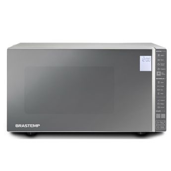 Micro-ondas Espelhado - micro-ondas espelhado 32 litros inox BMS45CR Brastemp - Imagem Frontal