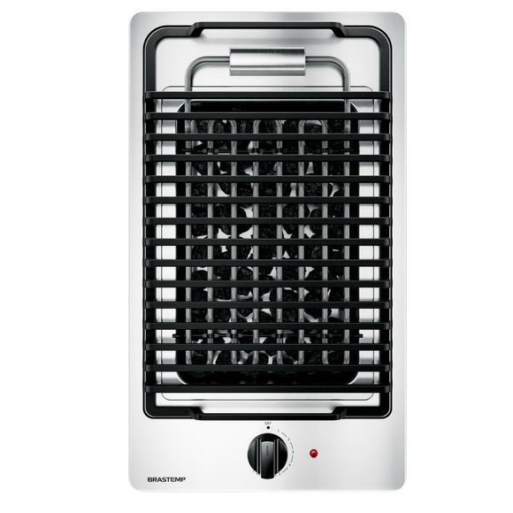 Cooktop Elétrico Brastemp Com Grelha Churrasqueira De Ferro Fundido - Bdh31ar 220V