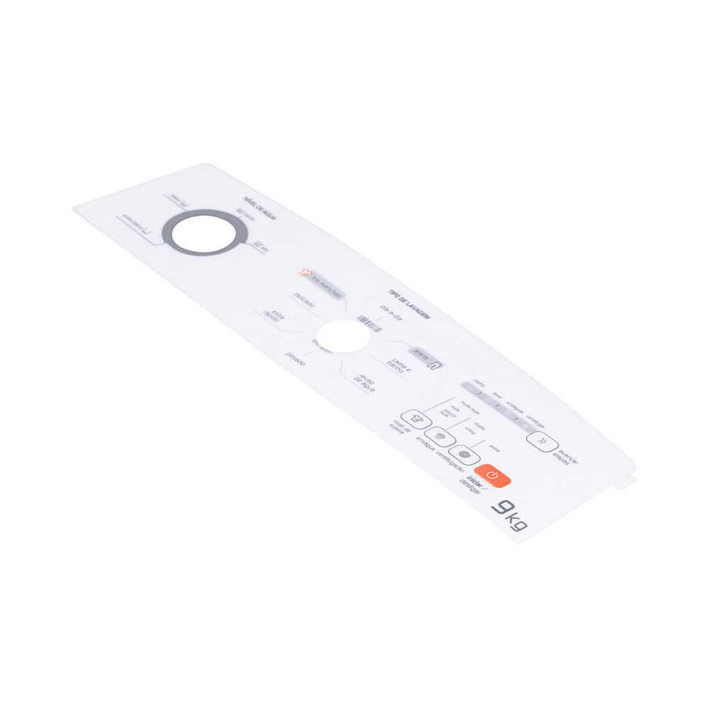Painel de Controle Decorativo para Máquina de Lavar Brastemp - W10838017