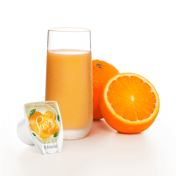 Cápsula Suco 100% Puro Gosto De Laranja Com 10 Cápsulas Bta59axona_Kit B.Blend