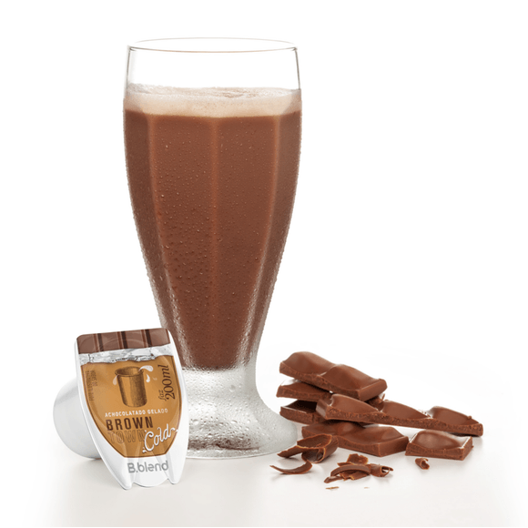 Cápsula Chocolate Gelado Browntown Com 10 Cápsulas Bta88axona_Kit B.Blend