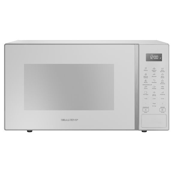 Micro-Ondas Brastemp 32 Litros Branco Com Menu Gourmet - Bms46ab 220V