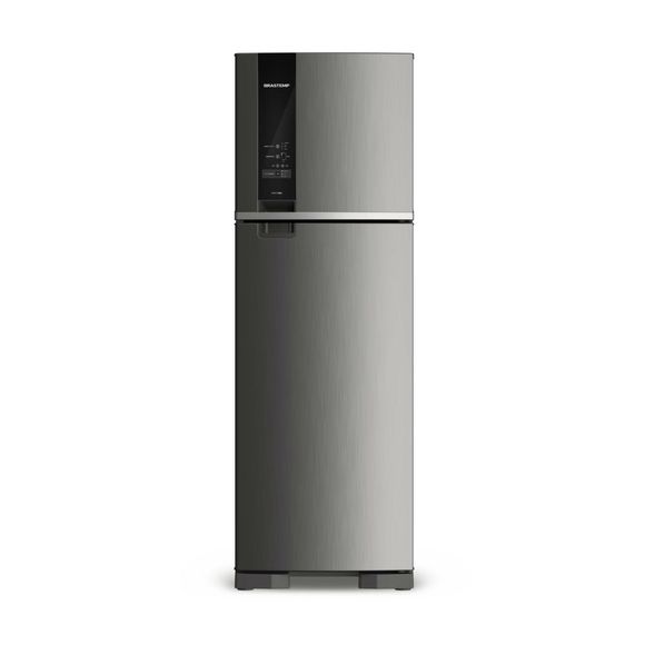 3. Geladeira Frost Free Duplex 400 litros cor Inox BRM54HK 110V - Brastemp