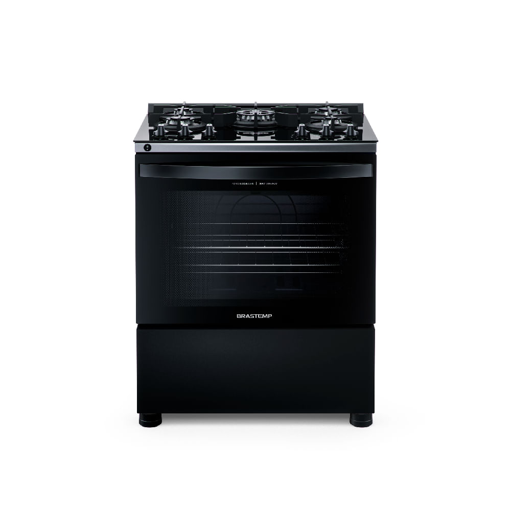Combo Fogão Brastemp 5 Bocas Bfs5vce E Geladeira Brastemp Frost Free Inverse 588 Litros Bre85ak- Bfs5 Bre8 Cj 110V