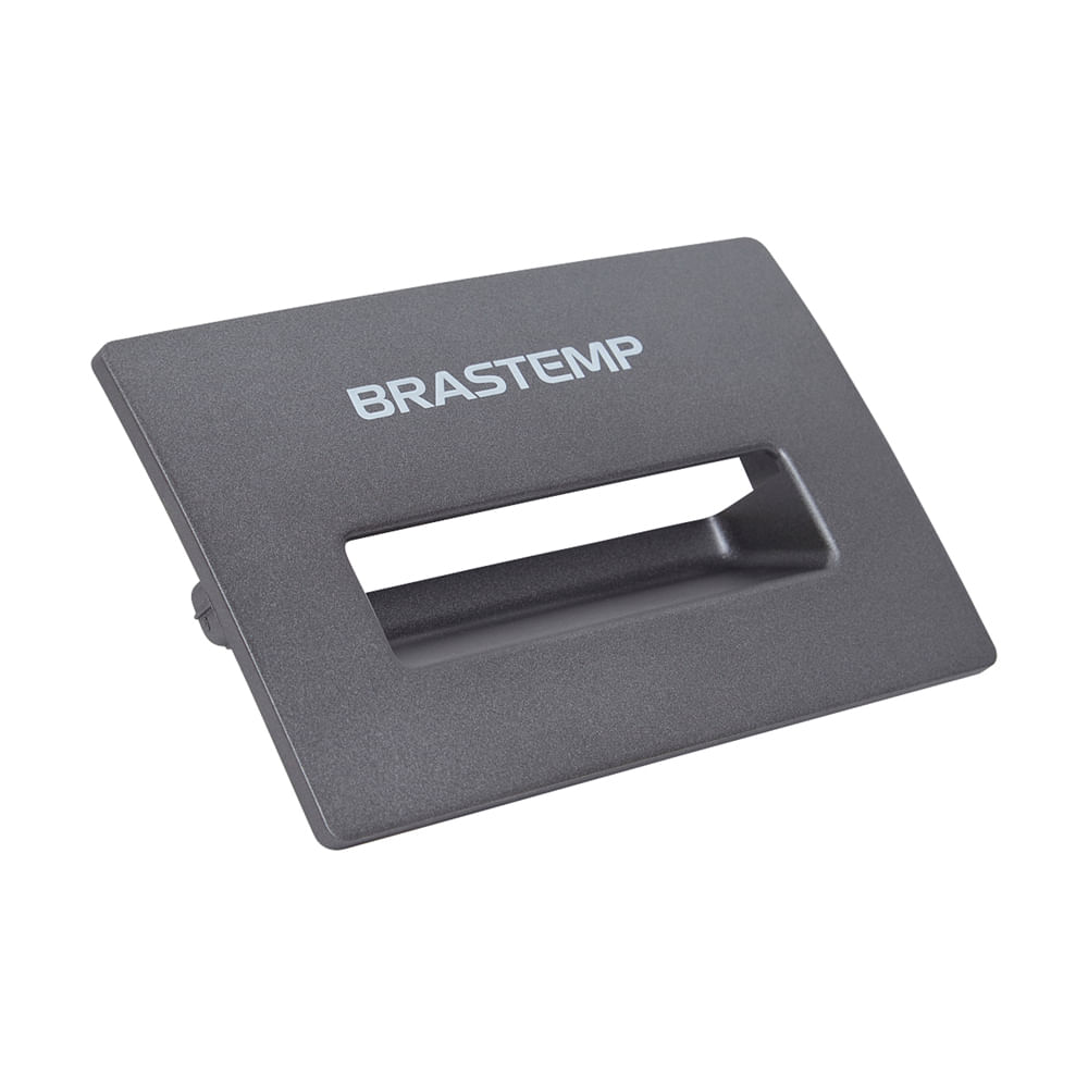 Puxador Preto do Dispenser Sabão e Amaciante de Lava e Seca Brastemp W11598904