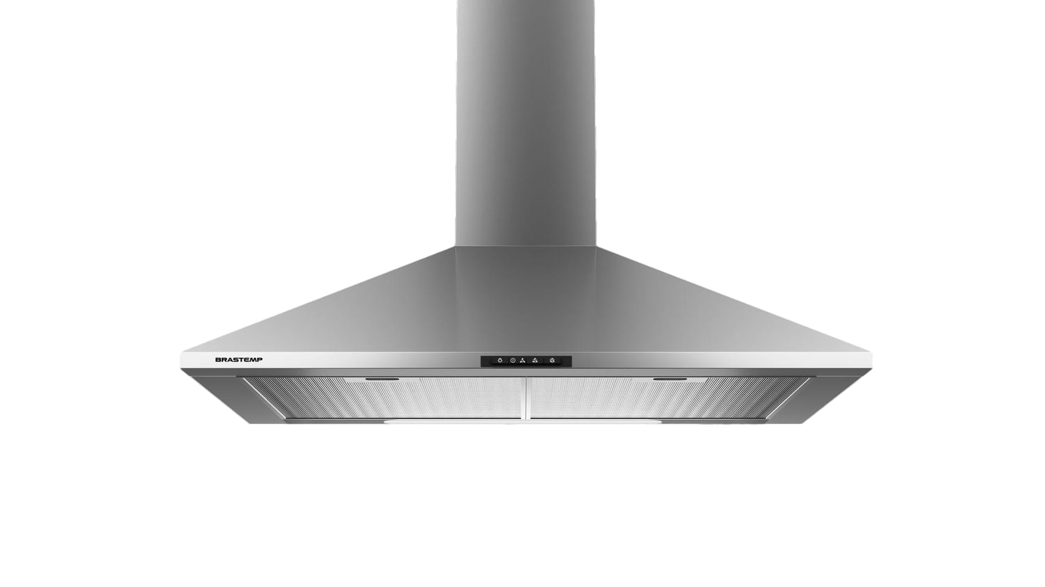 Coifa de Parede Brastemp 60cm Inox Piramidal 4 Bocas com Duplo Filtro - BAI60BR