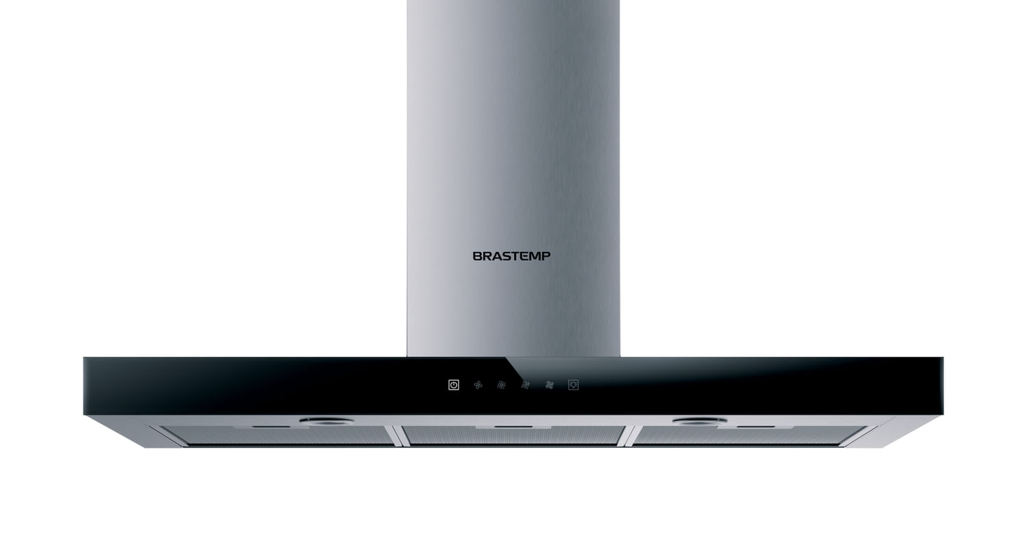 Coifa Tbox Parede Brastemp 90cm Inox - BAE90AR