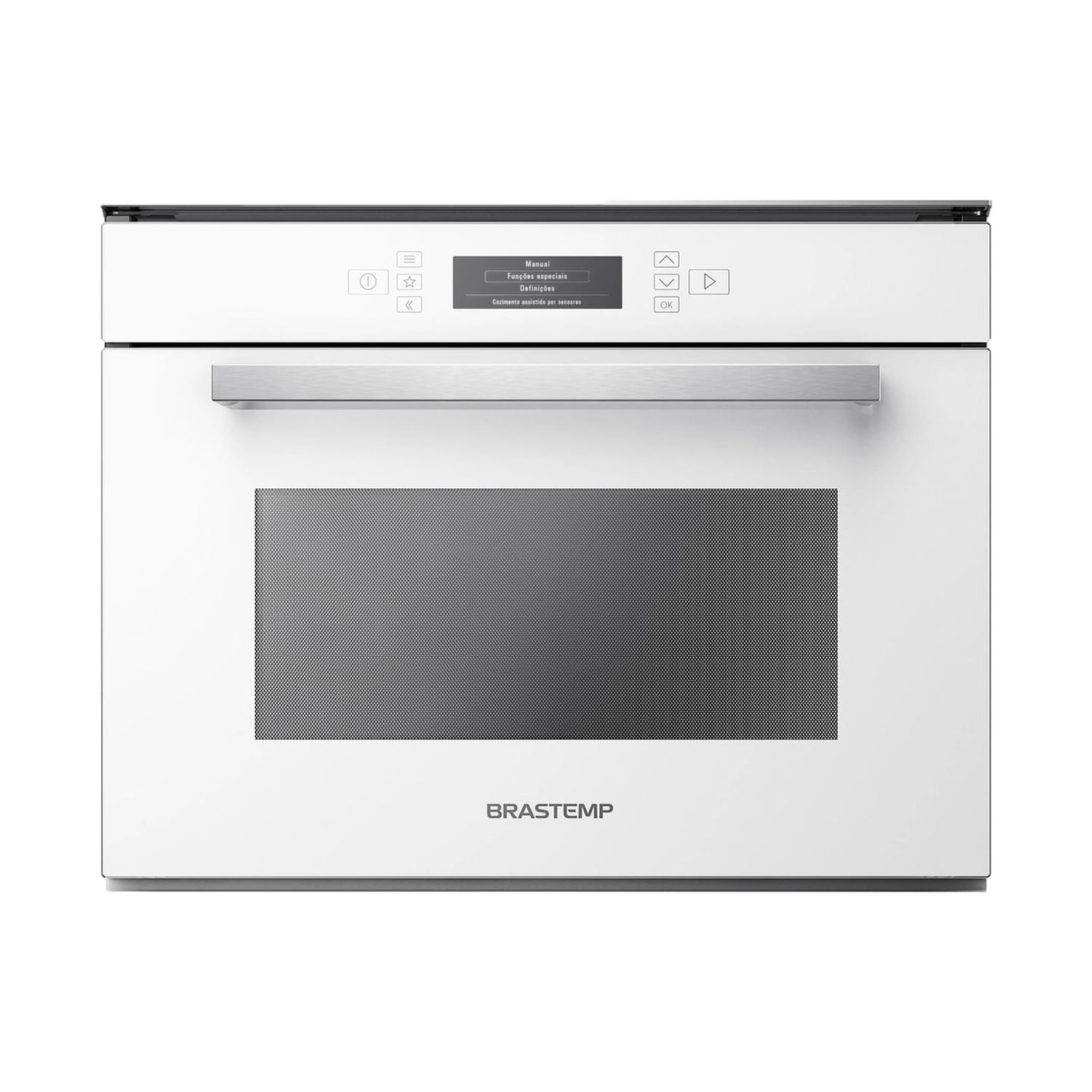 Micro-ondas Brastemp Vitreous de Embutir 40 Litros Branco com Grill - GMT40AB