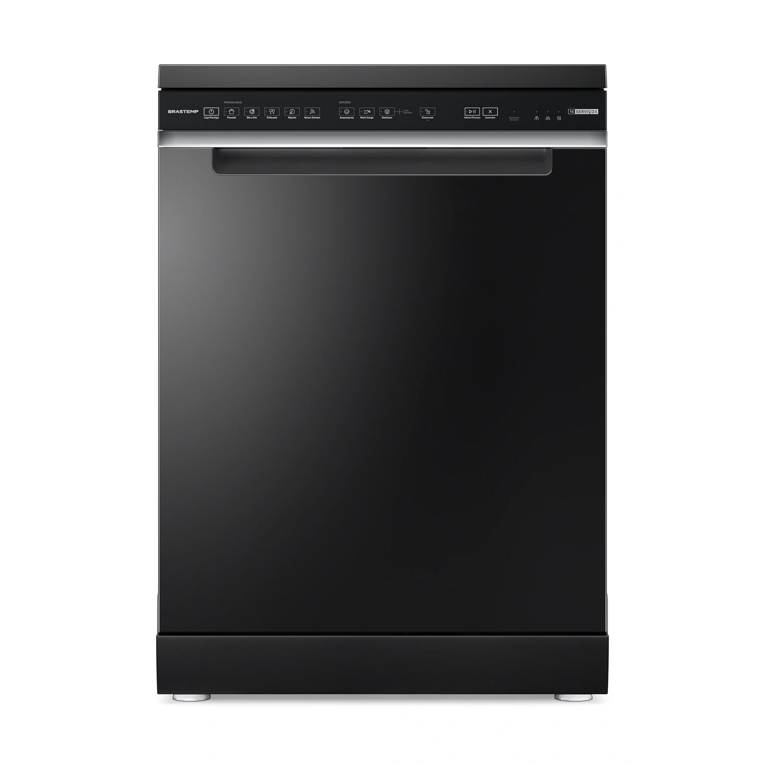 Lava-louças Brastemp 15 Serviços Preta com Smart Sensor - BLF61AE