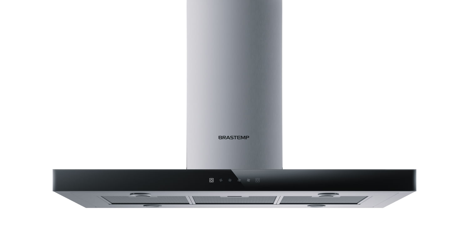 Coifa Tbox Ilha Brastemp 100cm Inox - BAF10AR