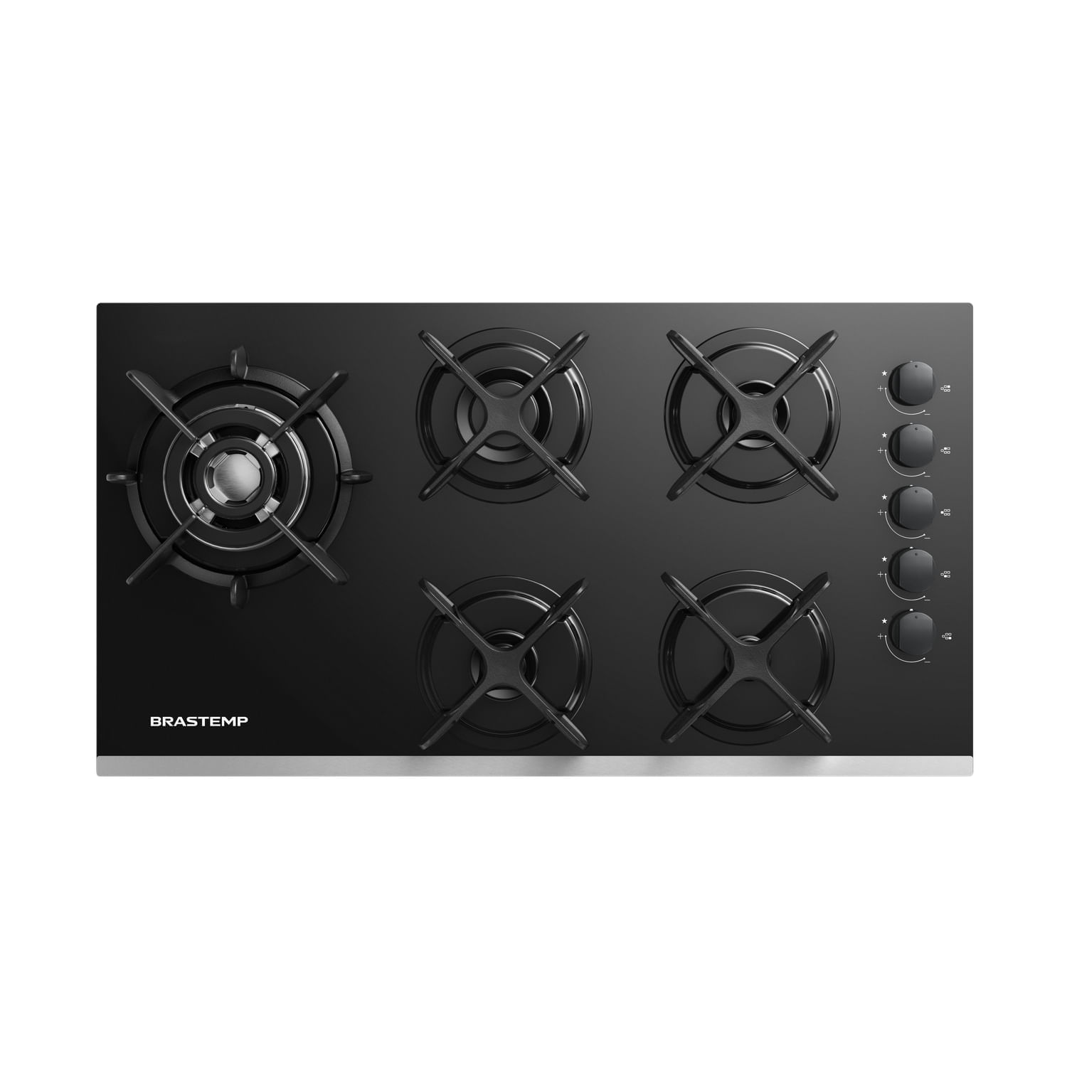 Cooktop 5 Bocas Brastemp Eclipse Collection com Quadrichama - BDD86AP
