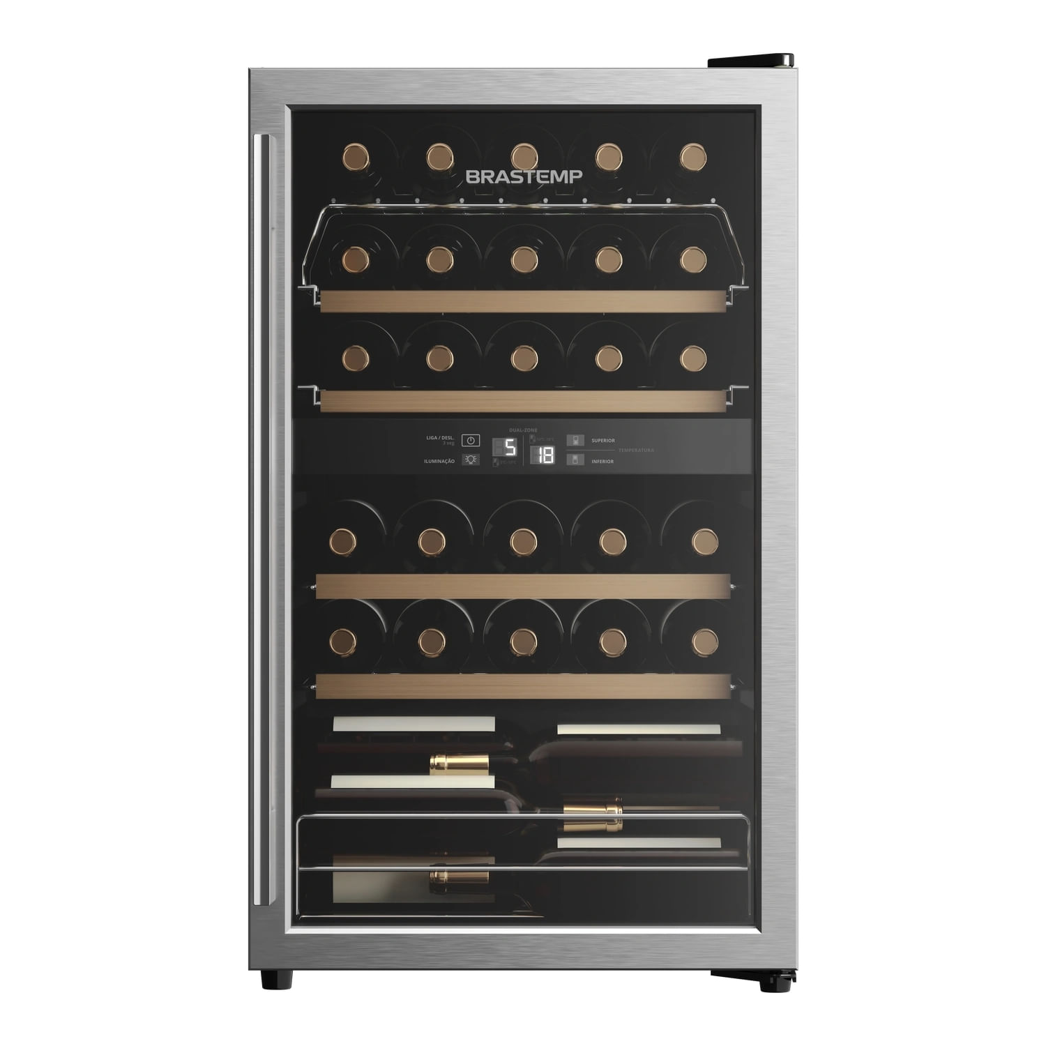 Adega Brastemp Dual Zone 33 Garrafas - BZB33BE - 220V
