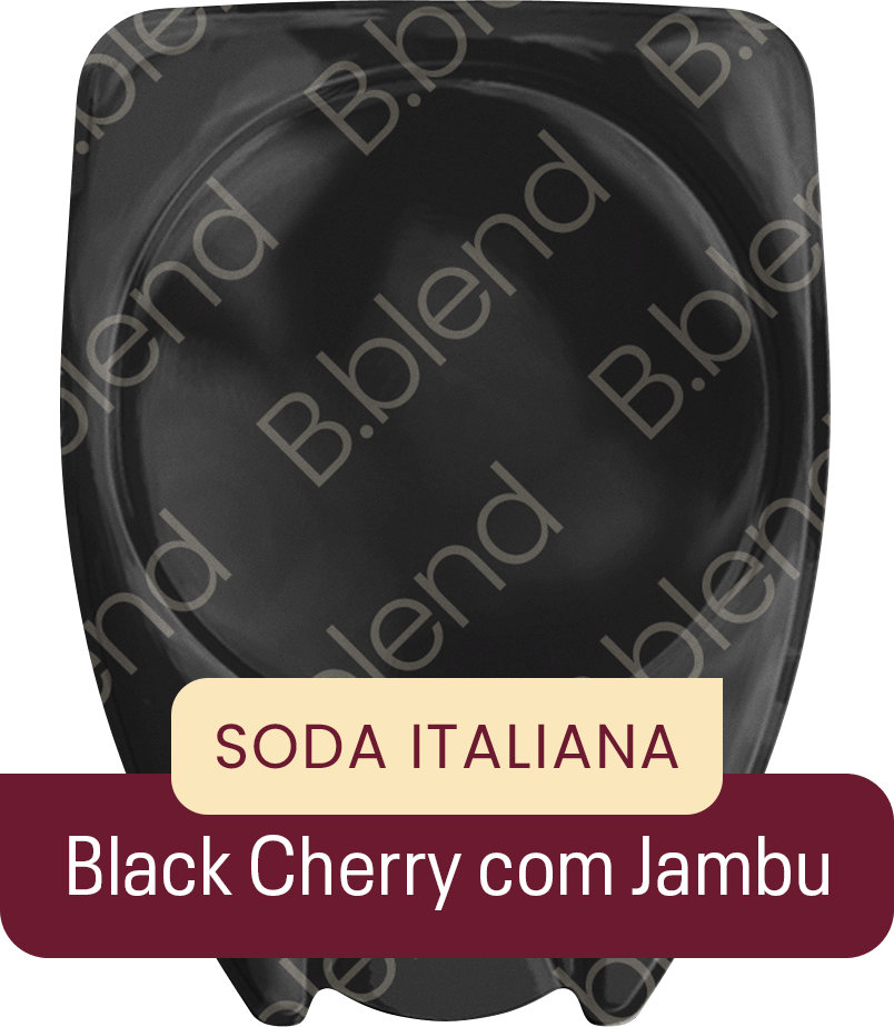 Soda Italiana Black Cherry com Jambu - Kit com 10 cápsulas