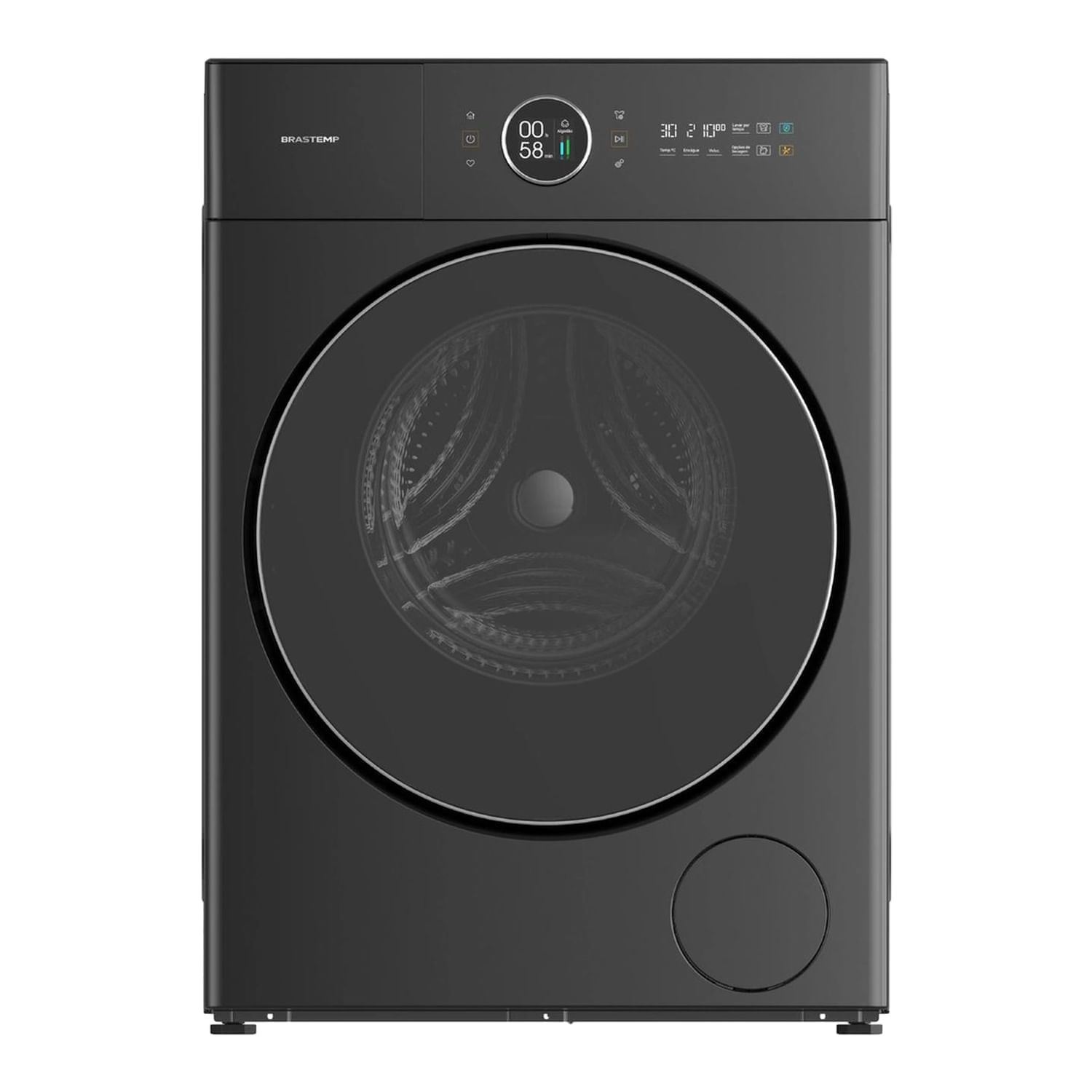 Lava e Seca B= Smart 14Kg/8Kg Titanium Brastemp - BNQ14AS